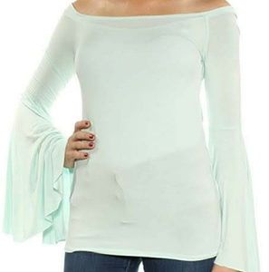 Free People Off the Shoulder Bell Sleeve!